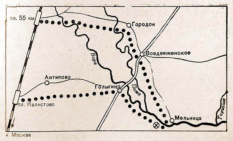 Карта радонеж московская область